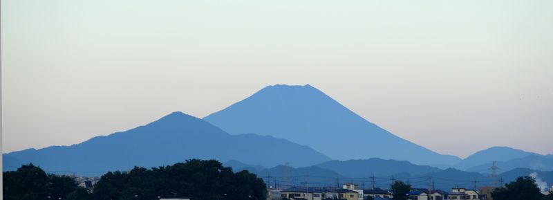 今朝の富士山 多摩てばこネット