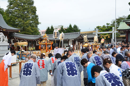 諏訪神社 例大祭 16年 多摩てばこネット